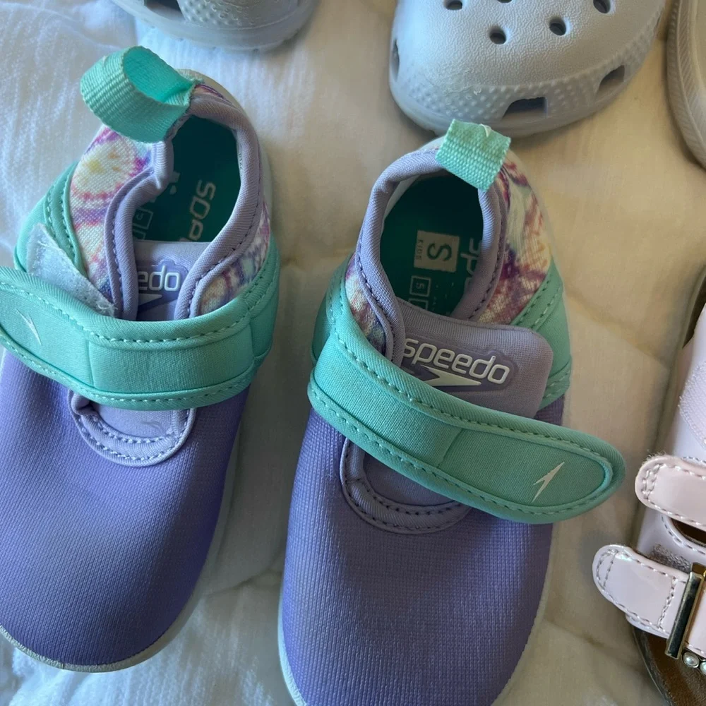 Toddler girl size 5 summer shoe bundle - Picture 5 of 10